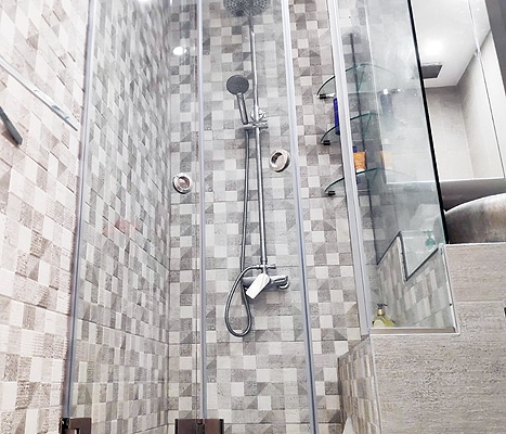 Καμπίνα μπάνιου αναδιπλούμενη